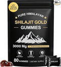 Shilajit Gummies | Shilajit Gold Gummies for Men & Women | Rich in Ashwagandha & Gokshura | Fulvic Acid & 85+ Trace Minerals | No Added Sugar | 100% Natural Organic, 80 Gummies