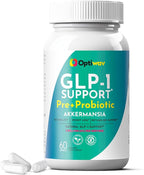 GLP-1 Support Weight Loss Pre + Probiotic Akkermansia Supplement - Women Men Natural Appetite Suppressant & Metabolism Booster - Daily Support to Activate Hunger Control Curb Cravings Gut & Fat Burn