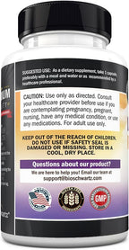 BioSchwartz Reduced Glutathione Supplement 500mg with Alpha Lipoic Acid 50mg & Milk Thistle 100mg - Glutathione Reduced Form - Gluten-Free, Third Party Quality Tested - 30 Capsules, 30 Day Supply