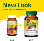 MegaFood Blood Builder Iron Supplement for Women & Men - Increase Iron Levels Without Side Effects - Combats Fatigue - with Vitamin B12, Folic Acid & Vitamin C for Absorption - Vegan - 180 Tablets