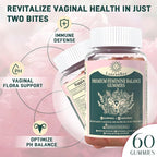 Premium Feminine Balance Gummies - for Women’s Health & Wellness - Immune Support - Vegan, Gluten-Free & Halal - Hawaiian Pineapple - 60 Gummies - 30 Servings (2)