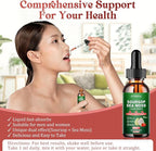 7-in-1 Soursop Bitters Liquid, Soursop Oil with Sea Moss & Turmeric & Vitamin for Immune & Digestive & Cell Support, Sugar-Free | Non-GMO | Vegan (2 Fl oz) Strawberry