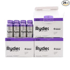 Ryde: SLEEP | 2oz Sleep Shot for Occasional Use | Melatonin, GABA, L-Theanine & Chamomile | Blackberry Natural Flavor | Sugar-Free, Zero Calories, Vegan | Manufactured in USA (24 Pack)