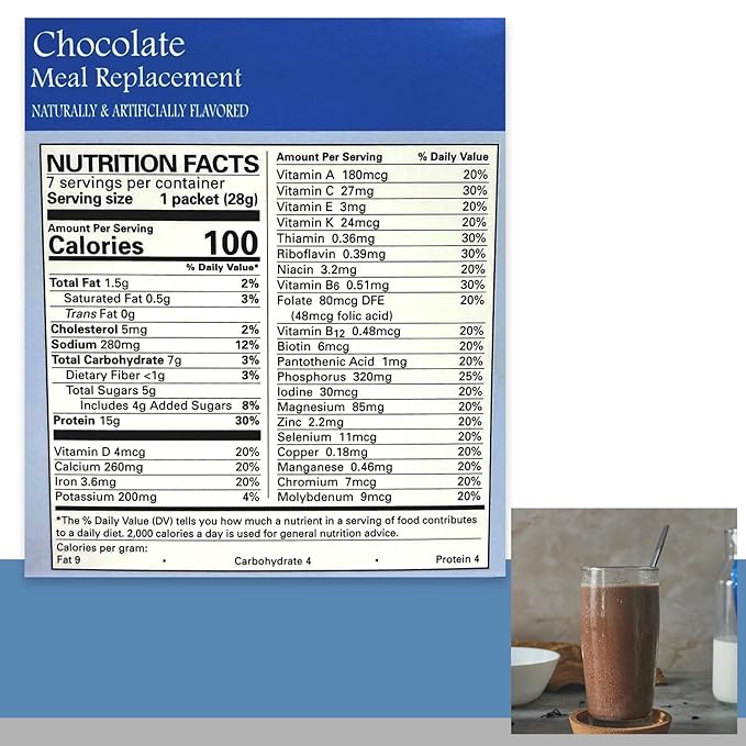 BestMed Chocolate Pudding & Shake Mix – Low Carb, Low Sugar, Low Calorie, Gluten Free, Keto Friendly Meal Replacement (7 Count)