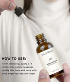 Advanced Hyaluronic Acid Serum for Face Anti Aging with 5% Hyaluronic Acid Complex, Hydrating Stem Cell Serum for Skin 1 Fl OZ.(pack of 1)