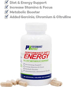 PERFORMANCE INSPIRED Nutrition Diet & Energy Capsules – Natural Green Coffee, Garcinia Cambogia & Green Tea – Supports Energy & Metabolism – 60 Count