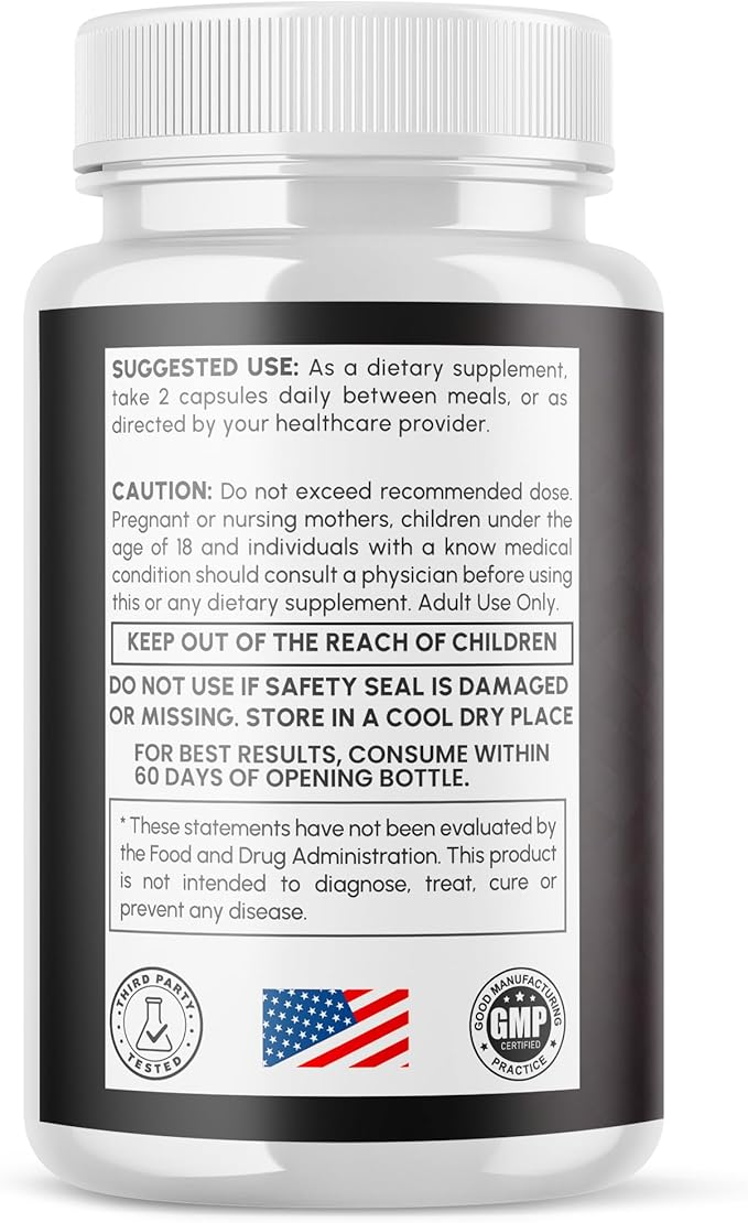 Mahgryn Capsules, Official Mahgryn Pills with All Natural Ingredients, Advanced Overall Health and Wellness Vitamin Supplement Formula for Maximum Strength Multivitamin Support (60 Capsules)