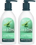 JASON Natural Body Wash & Shower Gel, Soothing Aloe Vera, 30 Oz (Pack of 2)