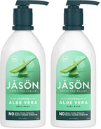 JASON Natural Body Wash & Shower Gel, Soothing Aloe Vera, 30 Oz (Pack of 2)