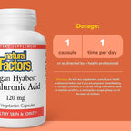 Natural Factors - Hyabest Hyaluronic Acid, Supports Healthy Joints & Skin, 60 Vegetarian Capsules