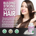Bronson Ultra Biotin 10,000 Mcg Hair Skin and Nails Supplement, Non-GMO, 360 Vegetarian Capsule