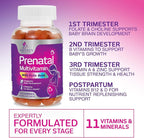 Prenatal Vitamins for Women - Pregnancy Vitamins Gummies with Folic Acid, Vitamin A, C, D3, B12, B6 - Prenatal Multivitamin Gummy for for Fetal Support, Pregnant & Nursing Women - 120 Gummies