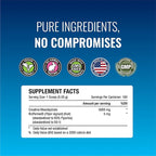 Approved Science Creatine Monohydrate Powder – with BioPerine – Supports Strength, Lean Muscle & Recovery – 5 g Per Serving – Unflavored Creatine Powder – Non-GMO, Vegan – 180 Servings
