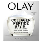 Olay Collagen Peptide Face Moisturizer,Firming Cream for Women,Fragrance-Free,Non-Greasy-Hydrating,Anti-Aging,Anti-Wrinkle,Smoothing of Fine Lines,Tightening Skin Care-Niacinamide,1.7 Oz,(Pack of 2)