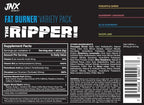 JNX SPORTS The Ripper! Fat Burner for Men & Women – Shredding Thermogenic Fat Burner, Pre-Workout & Appetite Suppressant – Sample Variety Pack 5 x 5g Sticks
