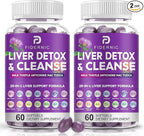 Liver Cleanse Detox & Repair - Herbal Liver Support Milk Thistle Supplement, Strength Liver Health Support with Silymarin Artichoke Extract Dandelion Beet TUDCA Choline NAC, 120 Softgels