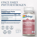 SOLARAY Once Daily Phytoestrogen - Phyto Estrogen Supplement for Women with Black Cohosh, Dong Quai, Wild Yam, Soy Isoflavones - Women's Health Support - 60-Day Guarantee, 30 Servings, 30 VegCaps