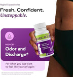 Intimate Rose Boric Acid Vaginal Suppositories, 14 Count for Feminine Deodorizing & Freshness - Vegan Capsules