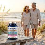 Immuneti Advanced Immune Support – Doctor Formulated 6-in-1 Daily Immunity Supplement – Made in USA – with Vitamin C, D3, Zinc, Elderberry, Garlic & Echinacea - Vital Nutrients & Antioxidants (3)