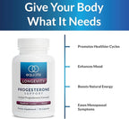 Equilife Herbal Progesterone Support for Women with Black Cohosh & Passion Flower -Ease Menopausal Symptoms, Promote Healthier Cycles, Boost Mood, Vegan, Non-GMO, Gluten, Dairy & Soy Free, 90 Capsules
