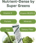 Yamamoto Kanpoh YAMAKAN Young Barley Grass Powder, Grass Juice for Gut Health & Vitality, Rich in Vitamins & Minerals for Women & Men, Super Greens Powder, Non GMO, Gluten-Free & Vegan, 44 Count