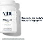 Vital Nutrients Melatonin 3mg - Vegan - Low-Dose Melatonin - Sleep Supplement to Support the Body's Natural Sleep Cycle* - Gluten, Dairy, Soy Free - 60 Capsules