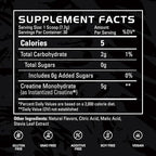 Gains in Bulk Instantized Creatine Monohydrate for Men & Women, Soluble Pre Workout Powder, Supports Muscle Building, Strength and Performance, Bodybuilding Supplements, Sour Gummy, 30 Servings