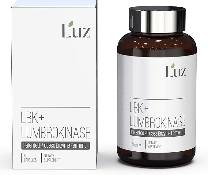 Luz LBK+ Lumbrokinase - Patented Process - 60 Capsules