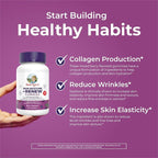 MaryRuth's Skin Restore + Renew Gummies With Hyaluronic Acid | Skin Hydration | Clinically Shown in Women to Reduce Fine Wrinkles & Improve Skin Firmness | Vegan Collagen Production | 60 Gummies