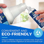 Pure Magnesium Oil Spray 8oz - Topical Magnesium Spray for Sleep & Feet - Extra Strength - USP Grade - 100% Natural and Organic Oil for Muscle Pain & Cramps - Less Sting - Less Itch - Made in USA