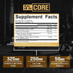 5% Nutrition Core DIM Supplement | Estrogen Regulation Support for Men & Women | Natural Diindolylmethane w/Calcium D-Glucarate, Organic Broccoli Powder + Bioperine (30 Servings / 60 VegCaps)