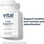 Vital Nutrients Liver Support II with Picrorhiza, Milk Thistle and Curcumin - Vegan Supplement - Herbal Combination to Support Healthy Liver Function* - Gluten, Dairy and Soy Free - 60 Capsules