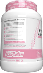 EHP Labs OxyWhey Whey Protein Isolate – 25g High Protein, Low Carb, Sugar Free Meal Replacement – Lean Whey Powder for Muscle Recovery – Non-GMO, Gluten Free – 25 Serves – Strawb. Milkshake
