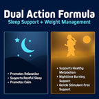 Herbtonics Night Time Burn & Sleep Complex Supports Overnight Metabolism, Stress Relief & Deep Sleep. Includes Melatonin, Valerian and Green Tea – Vegan Bedtime Weight Management (120 Capsules)