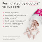 Complete Probiotics for Women - Vaginal, UT, Digestive & Immune Health - 60 Billion CFU, 16 Probiotic Strains, Prebiotics and Probiotics with Holy Basil - Once Daily, 30 Count