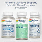 SOLARAY Super Digestaway Digestive Enzymes - Pancreatin, Papain, Ginger, Pepsin, Betaine HCl, Aloe Vera, and More - Digestion & Nutrient Absorption Support - Lab Verified - 60 VegCaps