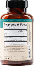 NatureWise Omega 3 Fish Oil - 500 mg per Pill - EPA & DHA - Immune Support, Brain & Optimal Wellness - Gluten and Soy Free, Non-GMO - 60 Softgels[2-Month Supply]