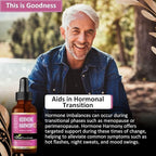 Herbal Goodness Hormone Harmony 1oz – Organic Hormone Balance Supplement for Women, Enriched with Probiotics, Menopause Relief, Fertility Support, PMS & Lactation Aid