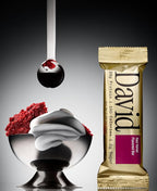 David Protein Bar, Red Velvet, 24 Protein Bars | 28g of Protein | 150 Calories | 0g of Sugar - High Protein, Low Carb, Gluten Free Protein Bar, Pack of 24