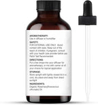 Majestic Pure Organic Rosemary Essential Oil - 100% Pure & Premium Oil for Hair Growth, Skin, Face, Aromatherapy & Diffuser - 1 fl oz | Perfect Oil for Hair Growth