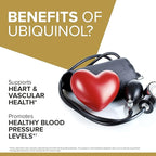Qunol 100mg Ubiquinol, Powerful Antioxidant for Heart & Vascular Health, Essential for Energy Production, Natural Supplement Active Form of Coq10, 120 Count