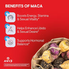 Playboy - Maca Root Gummies for Women and Men (60 Count - Peach Flavored) - Boost Sexual Vitality, Libido, Fertility - Supplement - 100% Natural, Vegan Non GMO - 4:1 Extract Maca Peruana