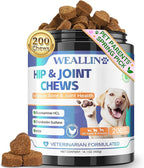 Joint Supplement for Dogs - Dog Joint Supplement Glucosamine Hip and Joint Chondroitin Chews Treats for Dogs with MSM Lipid Mussels Vitamins Dog Joint Support for All Breed 200pcs