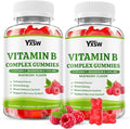 Vitamin B Complex Gummies for Women & Men - Vitamin B12, B1, B2, B3, B5 & B6 -B Complex Vitamin Supplements with Vitamin C,Magnesium & Choline, Raspberry Flavor, 120 Count