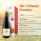 AFC Japan Digestive Ultimate Enzyme Drink – Pure Digestive Enzymes for Digestion, Gas, Bloating, Constipation Relief & Immune Support – 106 Fermented Fruits & Vegetables, Enzyme Supplement, 720ml