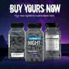 stripfast5000 Weight Management Support + Relaxation Capsules, Stimulant-Free for Women & Men, Night Bullets Blackout
