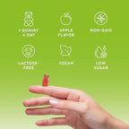 Bears with Benefits Apple Cider Vinegar Gummies – Metabolism & Detox Support with Vitamins B6, B12, Iodine & Folic Acid – Vegan. Balanced Gut (90 Gummies)