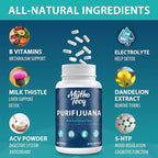 90,000 MG Detox and Cleanse, Body Detox for Men & Women, Fast Detoxification, Kidney Cleanse & Repair, Natural Herbal Premium Formula for Liver, Digestion & Mood, 120 Caps