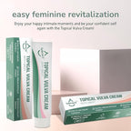 Topical Vulva Cream - Daily Feminine Care Moisturizer Helping with Vaginal Dryness, Burning, Itching, Lubrication & Comfort for Women Estrogen Free, Non-GMO. Omega-7, Vitamin E - 1.76 Fl Oz, 2 Pack