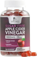 Apple Cider Vinegar Gummies for Weight Loss, Zero Sugar - Apple Cider Vinegar Powder 1000mg Per Serving - Vegan Apple Cider Vinegar Gummy for Detox & Cleanse - Sugar Free ACV Supplement - 120 Gummies